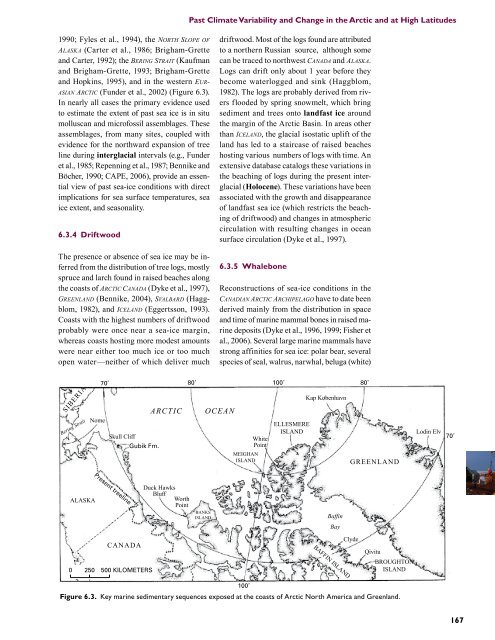 Past Climate Variability and Change in the Arctic and at High Latitudes