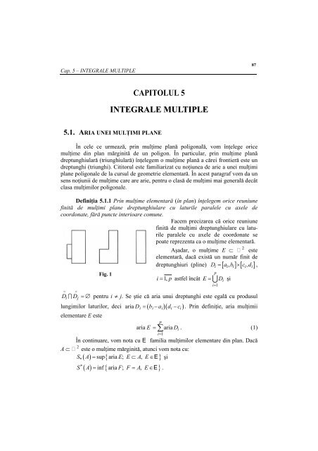 Cap. 5 Integrale multiple