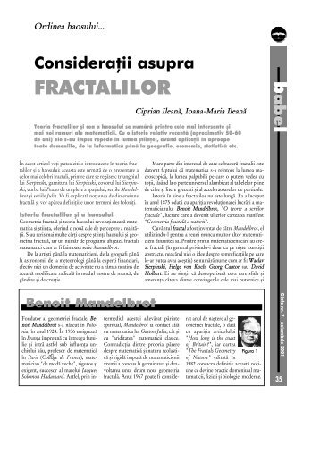 FRACTALILOR - GInfo