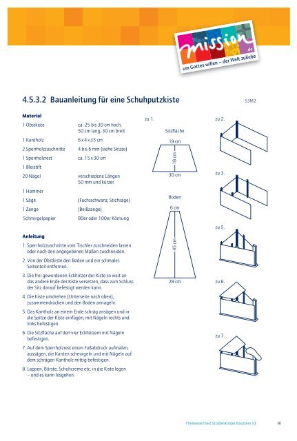 Material für den Konfirmanden unterricht - mission.de