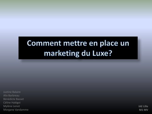 stratégie marketing dior parfums