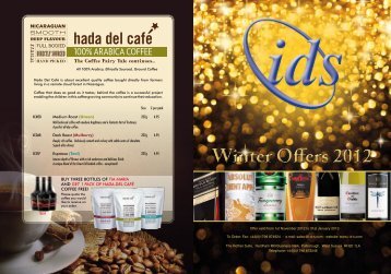 buy three bottles of tia maria and get 1 pack of hada del café coffee ...