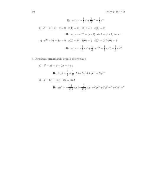 Capitolul 1 Ecuatii diferentiale de ordinul ˆıntâi rezolvabile prin ...