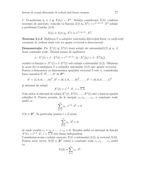 Capitolul 1 Ecuatii diferentiale de ordinul ˆıntâi rezolvabile prin ...