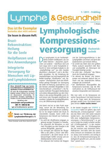 Download pdf (3 MB) - Lymphe & Gesundheit
