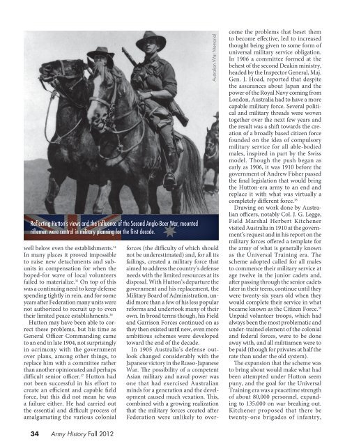 Army History, Issue 85, Fall 2012 - US Army Center Of Military History