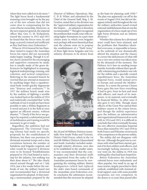 Army History, Issue 85, Fall 2012 - US Army Center Of Military History