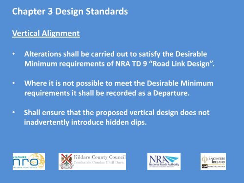 NRA TA 85 Guidance on Minor Improvements to National Roads