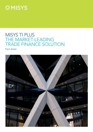 TI PLUS Factsheet - Misys