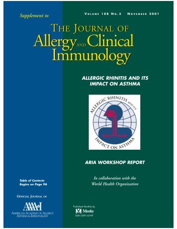 Allergy & Clinical Immunology - Progetto ARIA