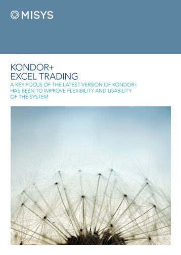 Kondor trade processing system