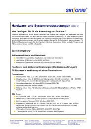 Hardware- und Systemvoraussetzungen (06/2012) - Sinfonie