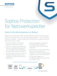 Sophos Protection für Netzwerkspeicher
