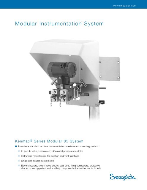 Modular Instrumentation System, Kenmac® Series Modular 85 ...