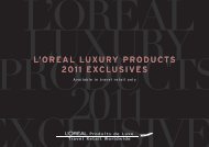 catalogue-2011-05.pd.. - PRESS TRAVEL RETAILS LUXE, LOREAL