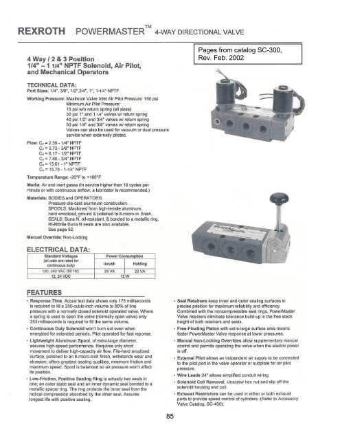 85 Pages from catalog SC-300, Rev. Feb. 2002 - Topco Oilsite ...