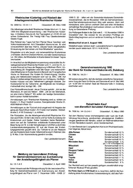 KirchlichesAlDtsblatt - Kirchenrecht-ekir.de