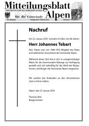 Nachruf - Gemeinde Alpen