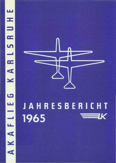 jahresbericht nr. xiv - Akaflieg Karlsruhe