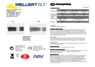 Bedienungsanleitung (PDF) - Mellert