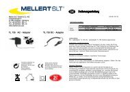 TL 735 AC - Adapter TL 735 DC -  Adapter - Mellert