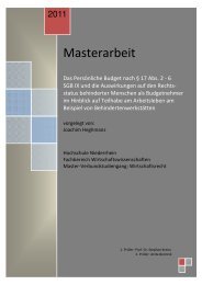 Masterarbeit - HPZ - Krefeld