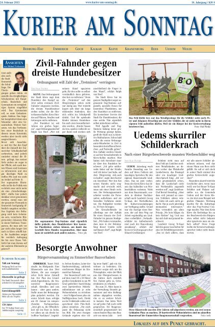 Lokales Aus Dem Kreis Kurier Am Sonntag