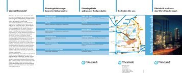 Standortprospekt Flandersbach - Rheinkalk