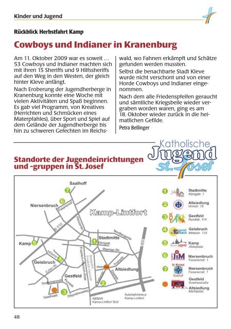 Pfarrbrief - Katholische Pfarrgemeinde St. Josef - Kamp-Lintfort