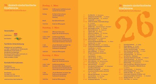 GB 2013 Programm D - Kreis Borken