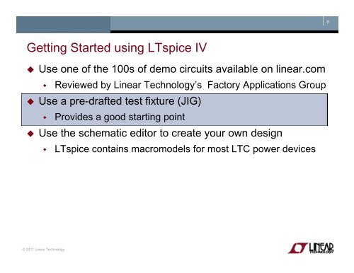 LTspice IV Getting Started Guide