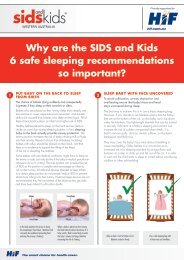 Safe Sleeping Brochure.pdf - SIDS and Kids NSW
