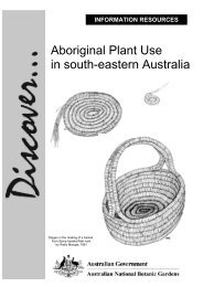 Aboriginal plant use in south eastern Australia - Australian National ...