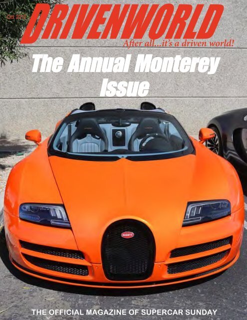The Annual Monterey Issue