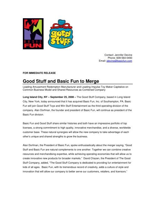 good stuff toy company