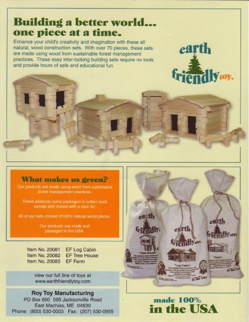 Roy Toy Catalog Chalais Associates Home