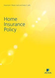 Home insurance policy wording (PDF 620KB) - Aviva