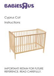 babies r us henley cot bed spare parts