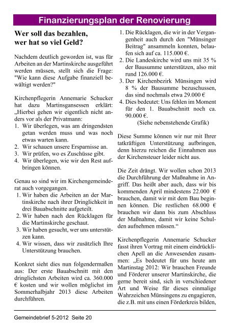 Gemeindebrief Dezember 2012 - Evangelische Kirchengemeinde ...