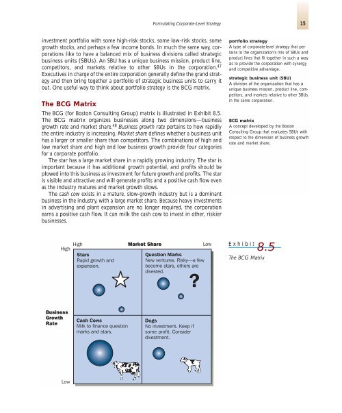 chapter 8: strategy formulation and implementation