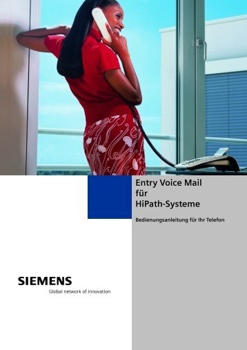 Bedienungsanleitung Siemens VoiceMail Entry Hipath 3000