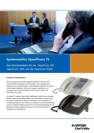 Systemtelefon OpenPhone 75 - Mercateo