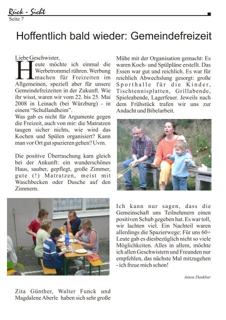 Dies ist der neue Gemeindebrief: juli_august.pdf - Jugo Sinsheim