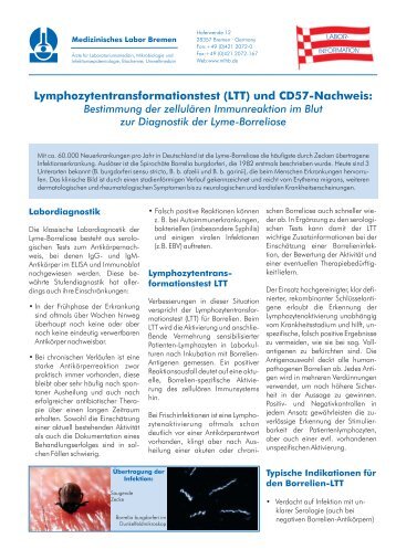 Lymphozytentransformationstest (LTT) und CD57-Nachweis