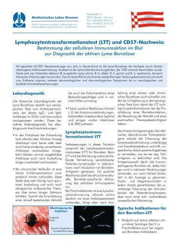 (LTT) und CD57-Nachweis - Medizinisches Labor Bremen