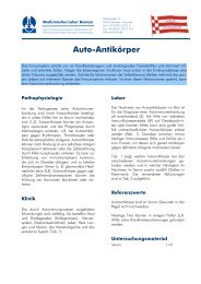 Auto-AntikÃ¶rper - Medizinisches Labor Bremen