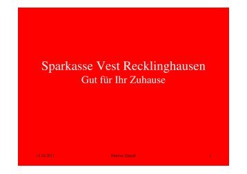 Sparkasse Vest Recklinghausen