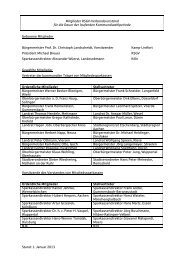 Stand: 1. Januar 2013 Mitglieder RSGV-Verbandsvorstand für die ...