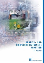 und Umweltmedizinische Analysen - Medizinisches Labor Bremen