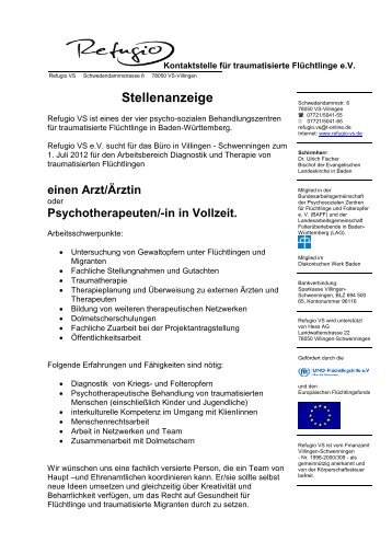 Stadt Villingen-Schwenningen - Transkulturelle Psychiatrie